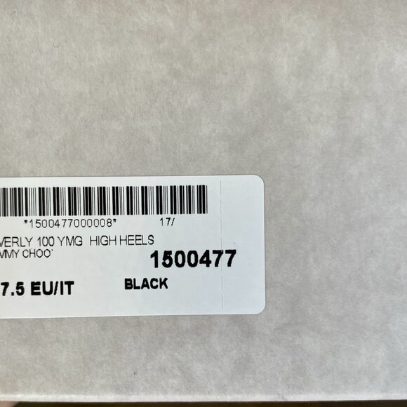 Jimmy Choo Averly Black Heels Asymmetric Fascinator Bows - Picture 14 of 16